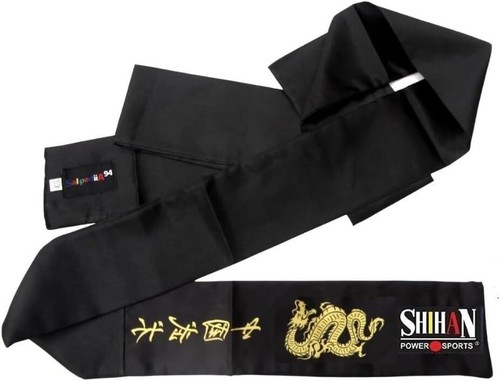 Kung sash black - sash, with