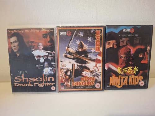Ninja dvd bundle rare shaolin - ninja,